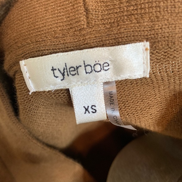 Tyler Boe Cotton Cashmere Knit Dress Chestnut - Picture 7 of 8